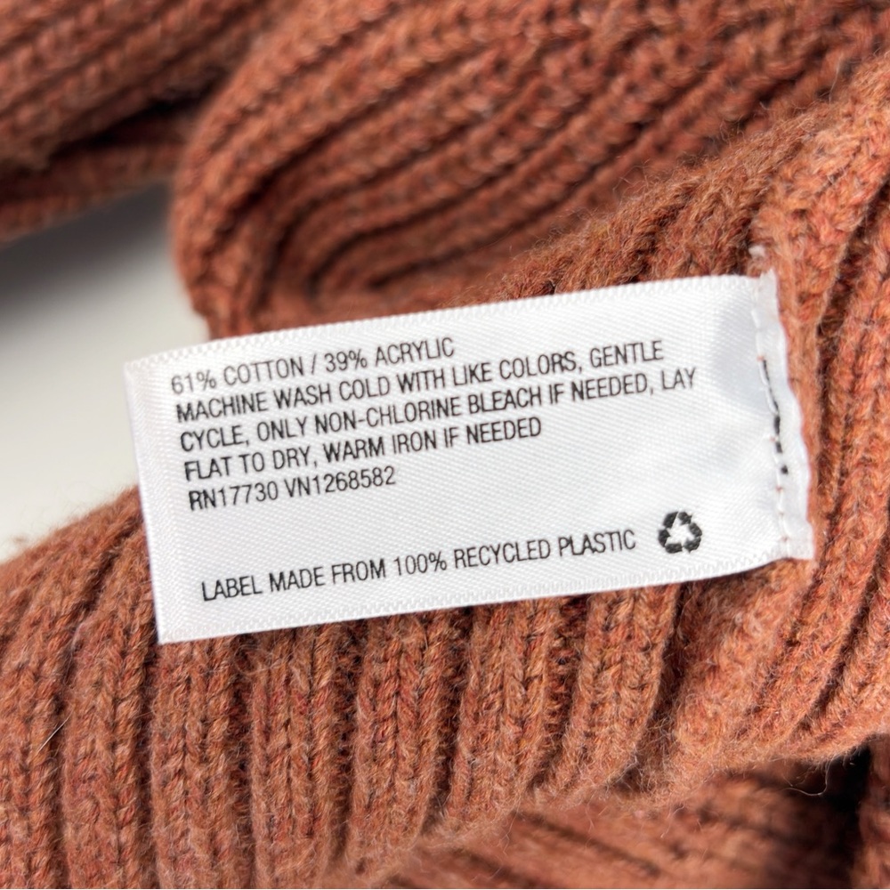 Universal Thread Sweater Knit Crew Neck Rust - Picture 4 of 6